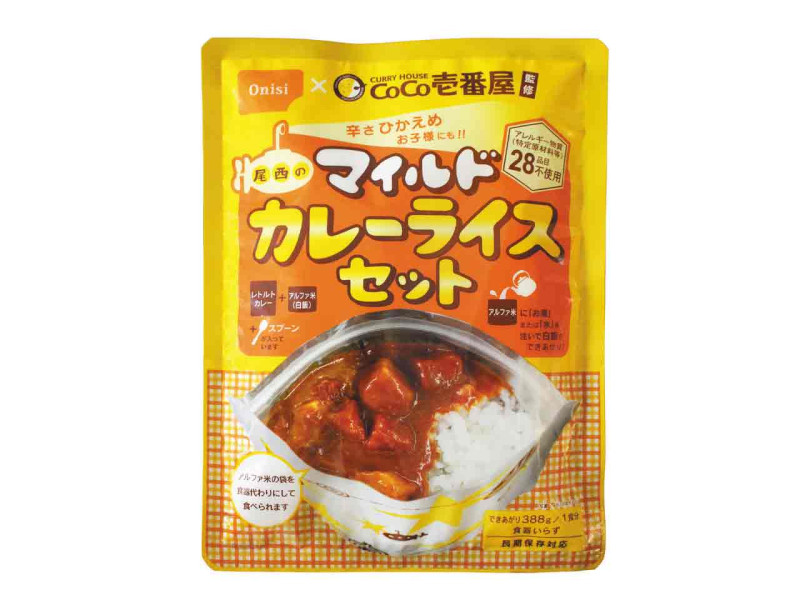 CoCo壱番屋監修　尾西のマイルドカレーライスセット(260ｇ)30袋入